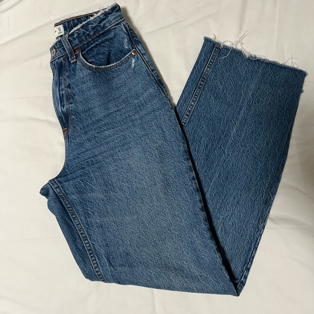 Abercrombie & Fitch High Rise Blue Jeans